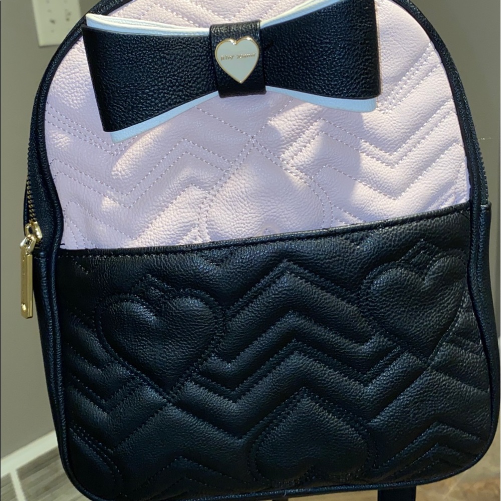 Betsey Johnson backpack with a pouch!!